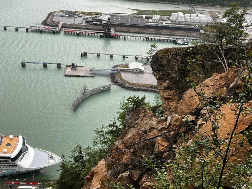 Large rock throws wrench into Skagway’s cruise ship schedule UpNitro