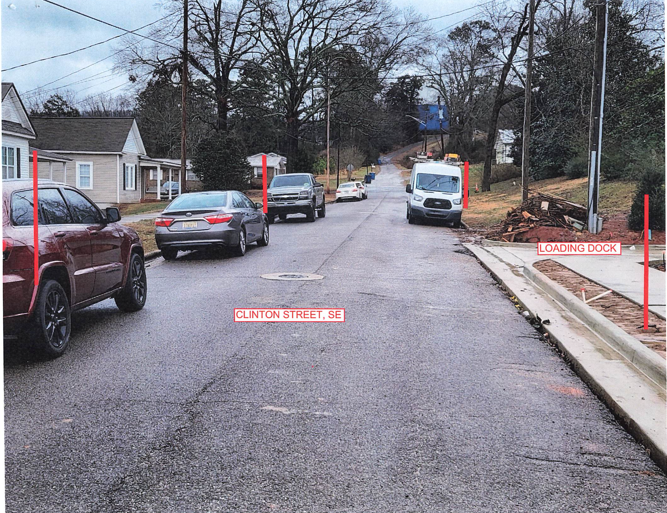 Proposed No Parking on Clinton Street