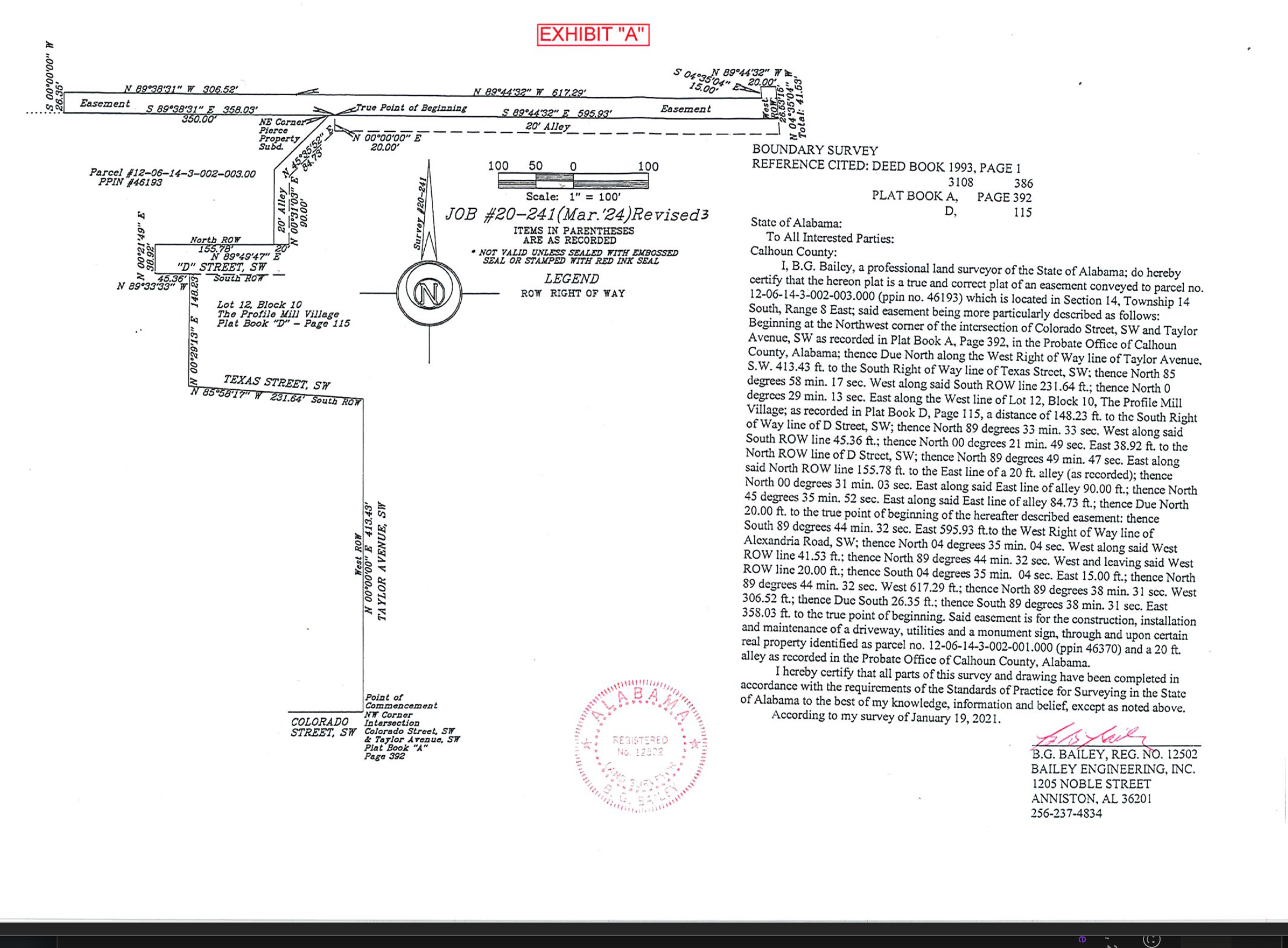 Easement Drawing