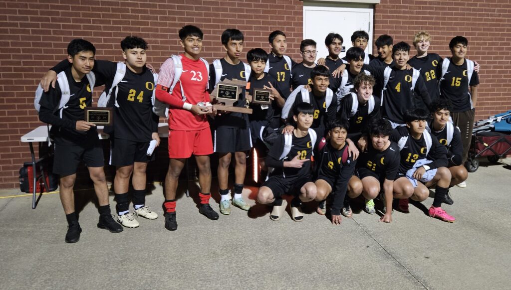 Oxford, the 2024 boys’ Calhoun County soccer champion. (Photo by Joe Medley)